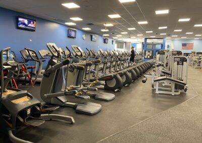 Plenty of cardio equipment at Fitness Premier Clubs in Bourbonnais